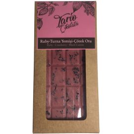 Tario El Yapımı Çikolata - Ruby, Turna Yemişi-Çörek Otu